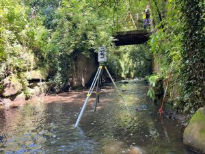 Surveying a Footbridge